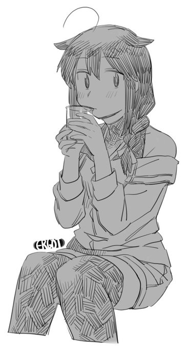 睡不著所以畫了時雨 