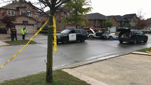 CP24's tweet photo. Man dead, his twin brother seriously injured after collision in Caledon https://t.co/g78umF0VjN https://t.co/GMFpC4YRpy