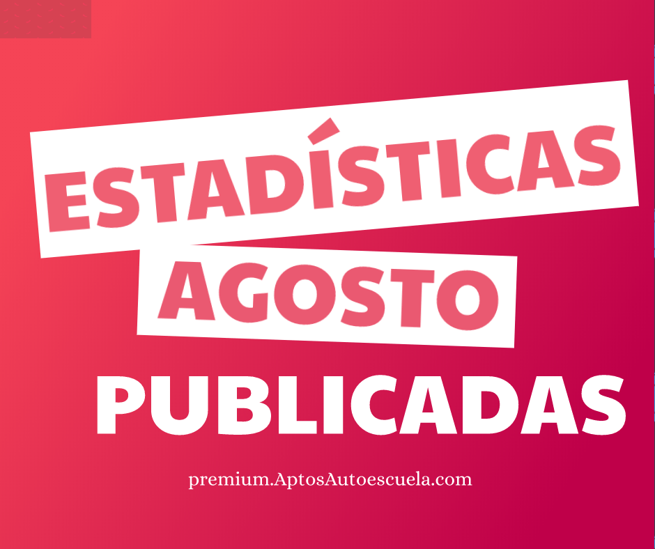 AptosAuto's tweet photo. Estadísticas de agosto, aprobados y suspensos de todas las autoescuelas https://t.co/Vaz9NtTNKF https://t.co/mfGIHbglHs