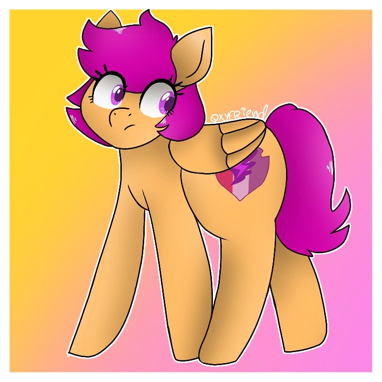 eevee_fox's tweet image. Scootie bootie #scootaloo #scoot #mlp #mylittlepony #cutiemarkcrusaders #draw #fanart