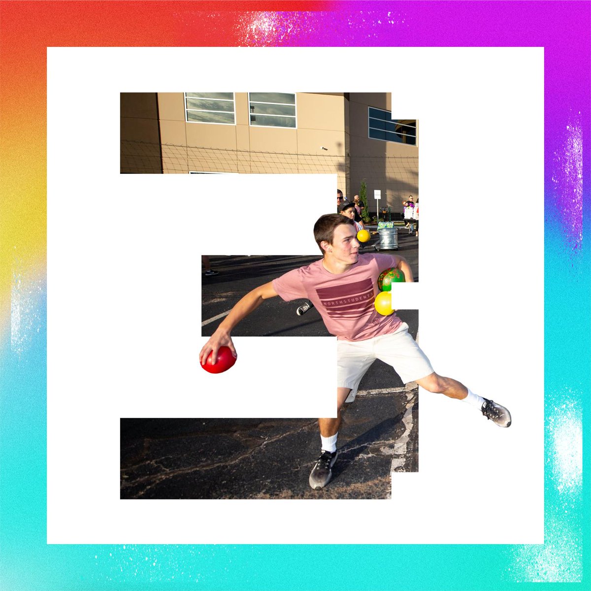 NORTHSTUDENTS_'s tweet photo. Did someone say THREE more days to #OBP??? 

Brush up on those dodge ball skills. https://t.co/nmkNz6J9RO