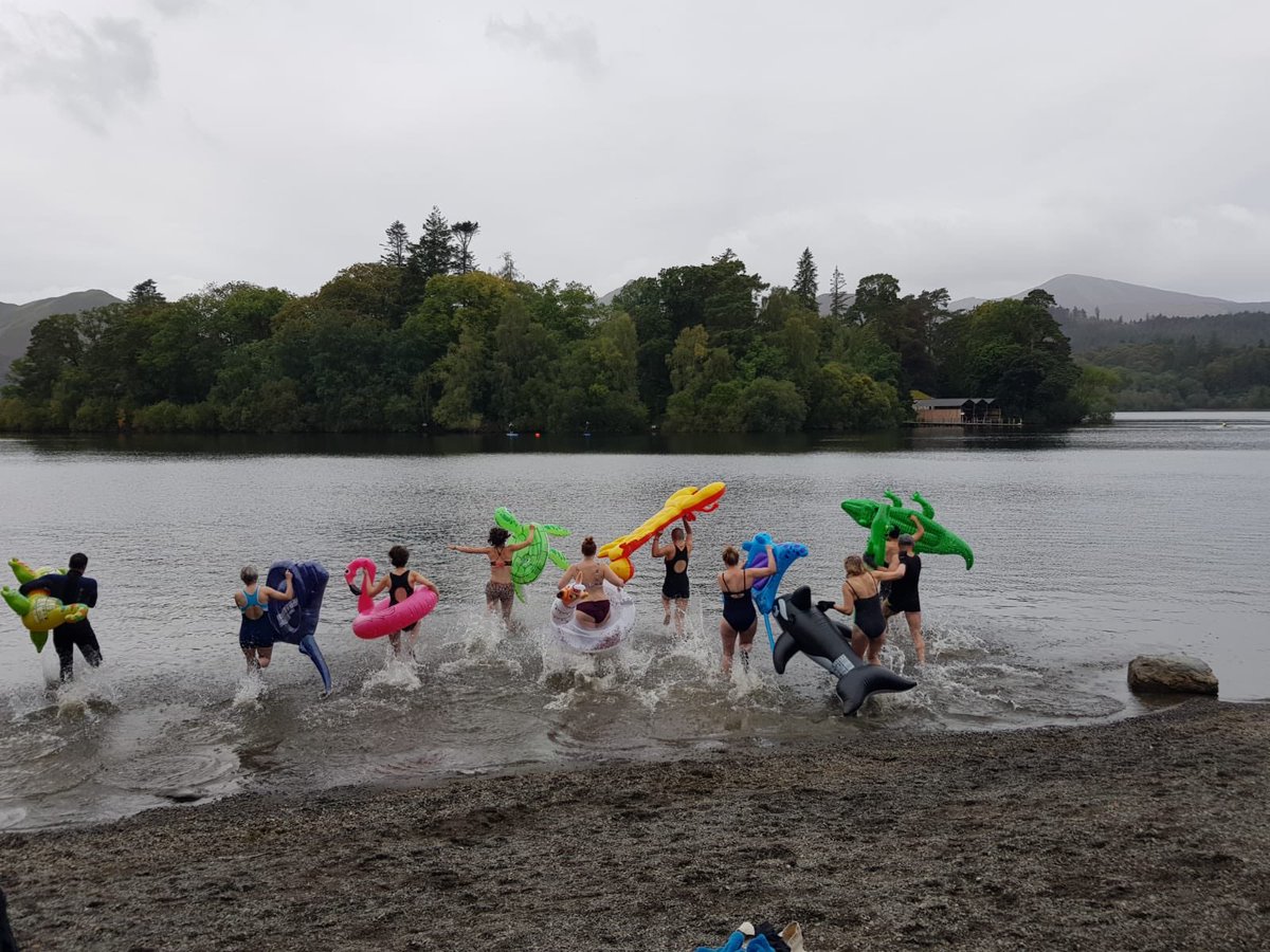 tbtlake's tweet photo. Another year, another #InflatableAnimalRace for Team TBTL. With 10 contenders this year, it was the largest turn out yet. Congrats to winner Chris Porter from our #SummerSeason19 company, to runners up @LAmurphy75 &amp; Sam Newland, and to ALL competitors &amp; their animals! https://t.co/o7mgCZsPhF