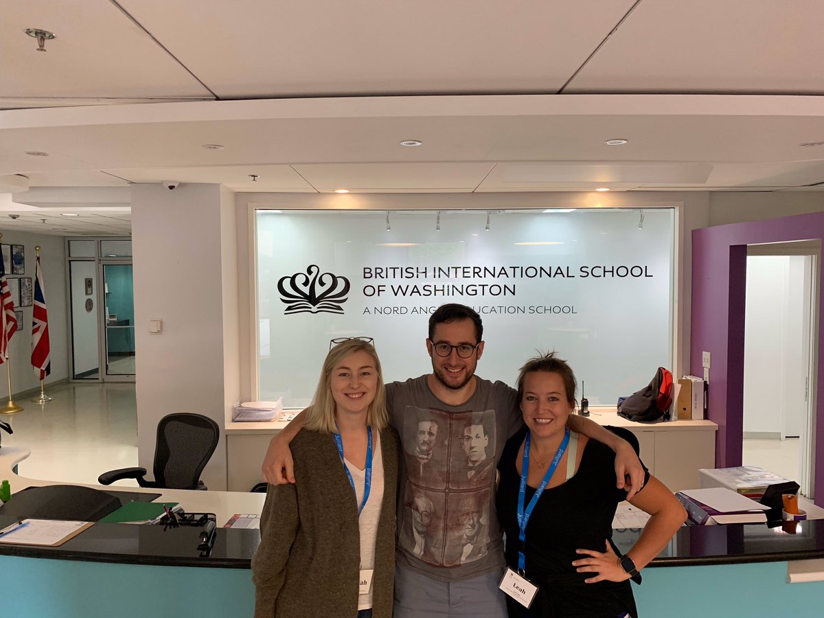 MusicatBISC's tweet photo. Mr Schouten, Ms Stygal and Ms Felgar have had a productive weekend @BISWashington collaborating with other performing arts teachers on the Juilliard approach to learning! We are so excited to implement this approach in the classroom. #NAEJuilliard #NAEBeAmbitious @DanceatBISC https://t.co/M7SrcXOIAc
