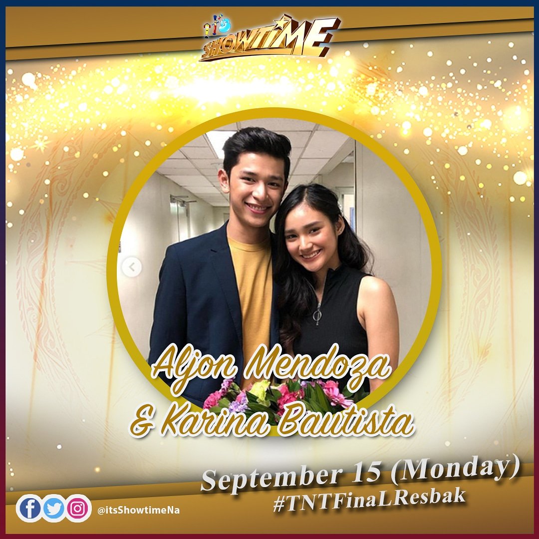 itsShowtimeNa's tweet photo. Resbak sa kilig vibes kasama ang #KarJon ngayong Lunes sa Showtime! #TNTFinalResbak https://t.co/oyzGhUyGYd
