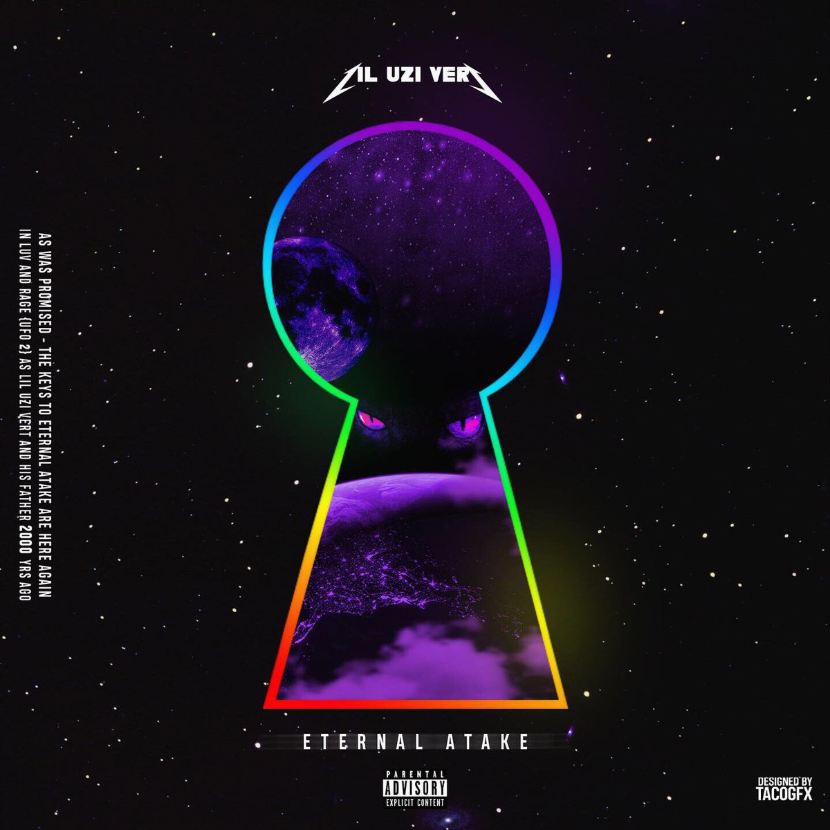 @LILUZIVERT - Alt Coverart ETERNAL ATAKE Designed by @TacoCovers #altcover ...