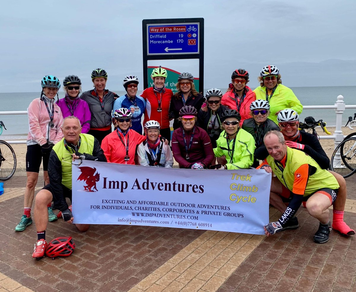 ProfDiCrone's tweet photo. We did it. 170 miles, over 10000ft of climbing, great weather..... Tired now but great sense of achievement! Thx to #impadventures our organisers... https://t.co/a1NnvnzLuQ