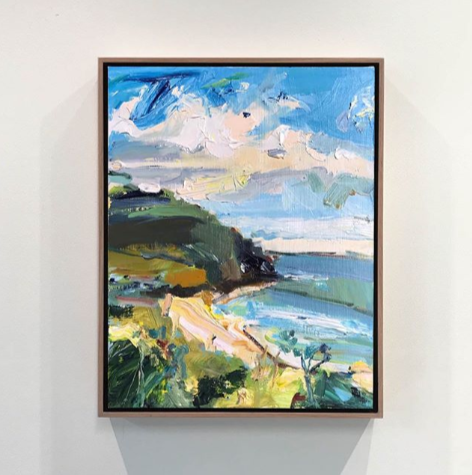 Very pleased my Stanwell Park #painting is on its way to a new home this week. This was painted plein air on a family weekend earlier this year 😁. #artlover #modernart #artcollector