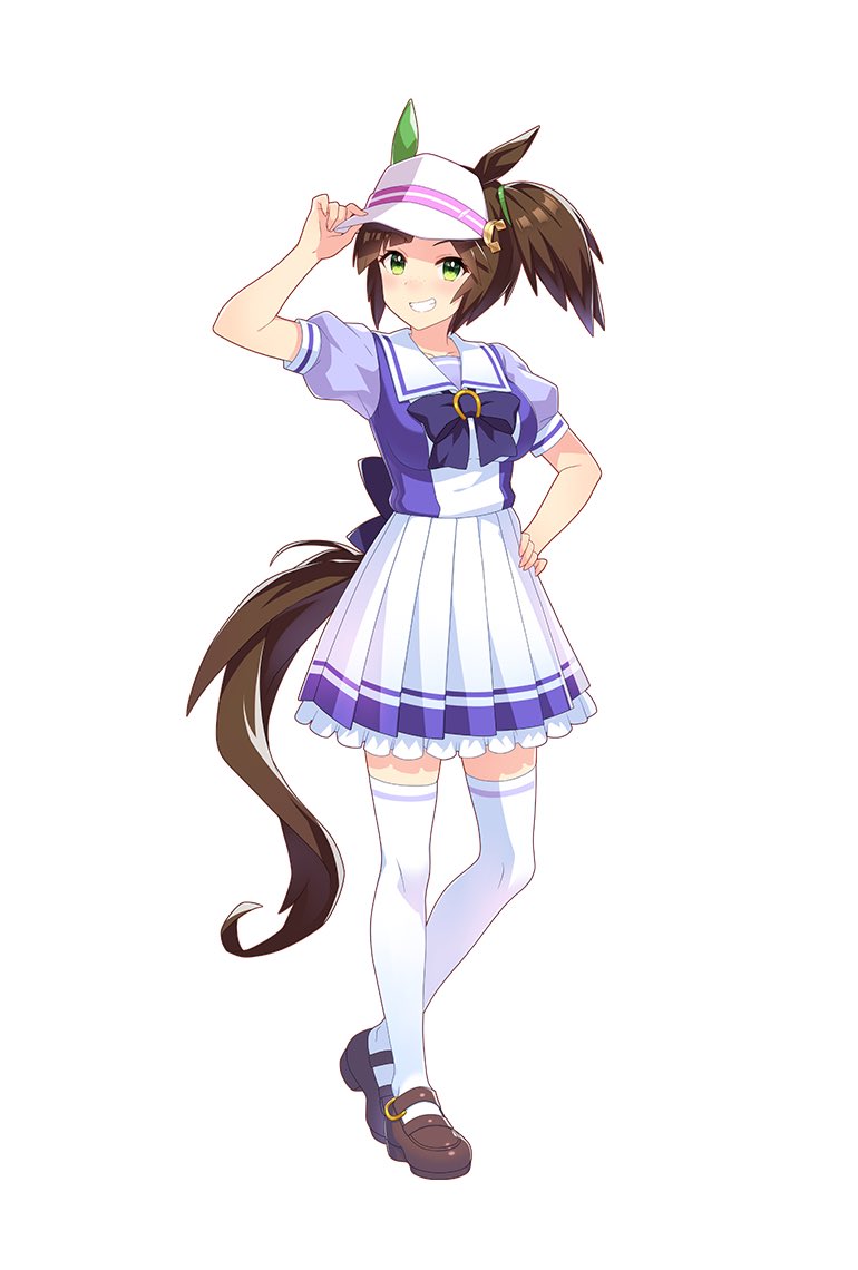 Ines Fujin“Eat well, run well!” is this bishoujo horse girl’s motto. She’s the main pillar of her family and provides for her little sister. She’s a fantastic, reliable sister who does all the chores for her family. She loves eating, and is always carrying portable snacks.