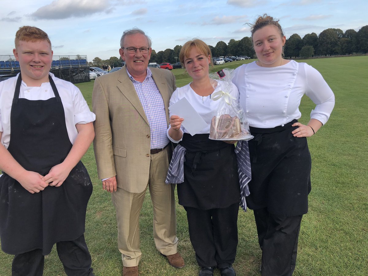 CarlWel's tweet photo. Winners of the Chocolate Handbag Prize we donated today together with Rosie’s Chocolate Factory for @HospAction #hapolo19 Great Day - well done Giuliana and @MarkLewis32 https://t.co/x59jxQvk2p