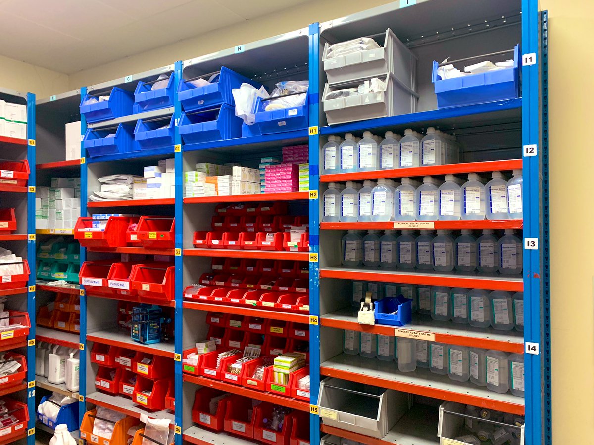 SaidMughairy's tweet photo. This beautiful arrangement organized by OT Staff .
Its good practice to clearly identify items (uniform and clear labels for materials or medical equipment) and their location (5S).....Well done OT Staff @Khoula_Hospital #Lean_thinking #5S #lean https://t.co/GJwEHGwIix