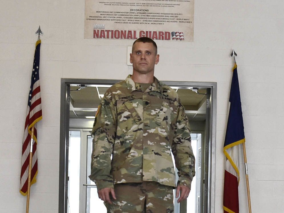 wcfcourier's tweet image. One of Waterloo’s own was named leader of the Iowa Army National Guard’s Ironman Battalion. buff.ly/2ZXYiam