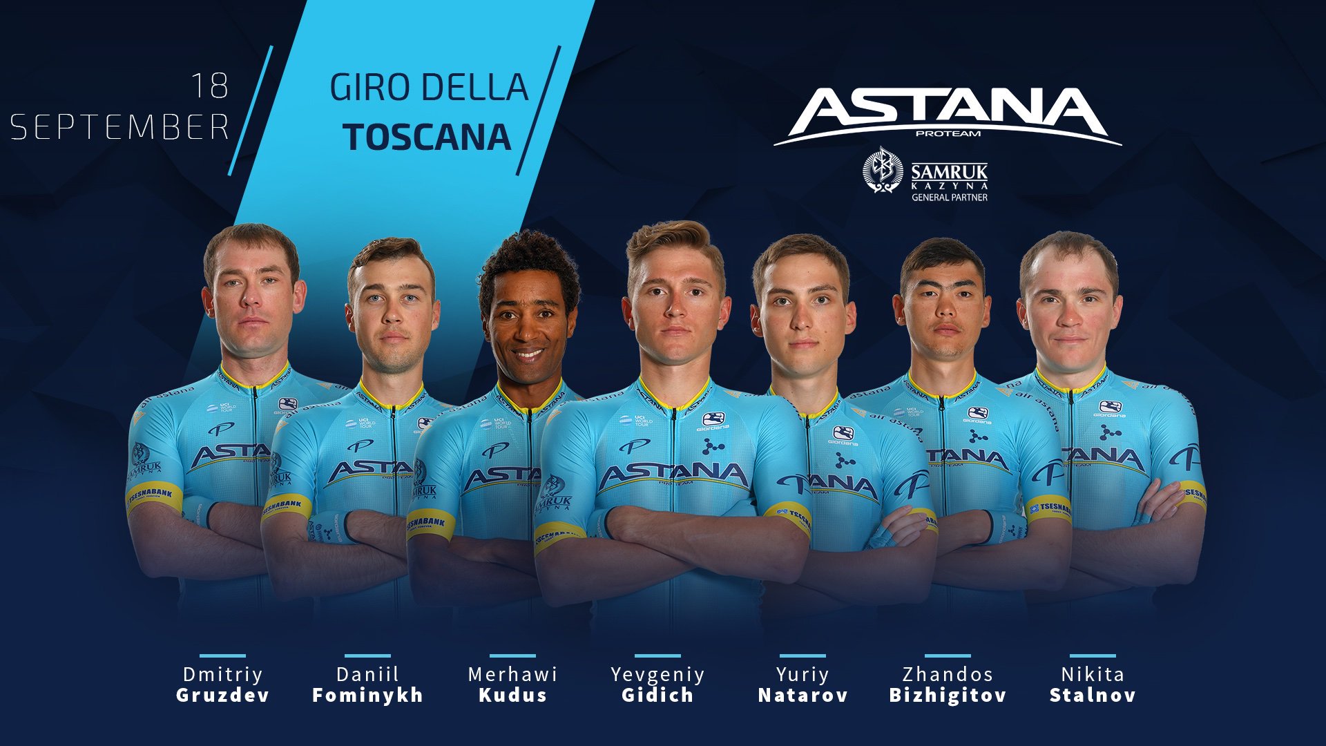 Astana Qazaqstan Team on Twitter.