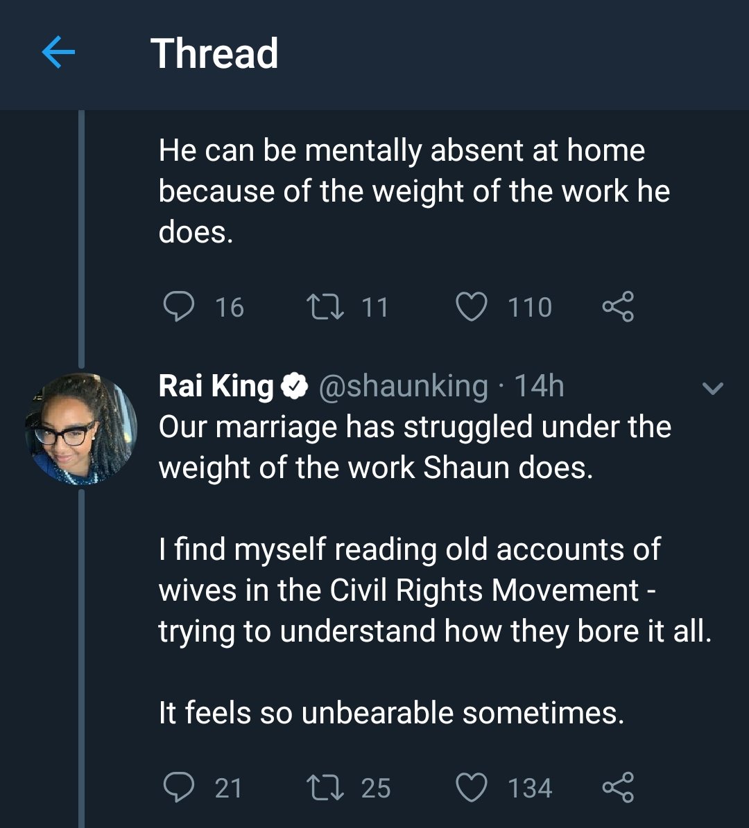 glowin_melanin's tweet photo. Is this a cry for help...? Black women go thru so much unnecessary shit. Praying for her and her heart. This is not okay💔😔
#shaunking #raiking https://t.co/ZKKPlAuZ6E