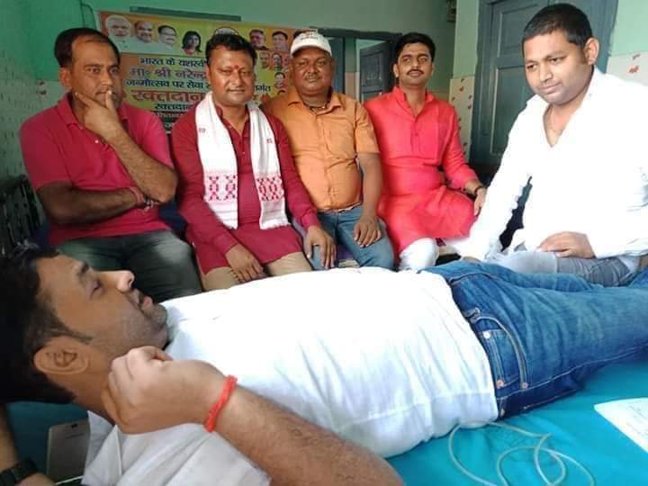 WhyManish's tweet photo. माननीय प्रधानमंत्री श्री नरेन्द्र मोदी जी के जन्म दिन सप्ताह को भारतीय जनता पार्टी के द्वारा सेवा सप्ताह के रूप में मनाया जा रहा है, इसी क्रम में आज भारतीय जनता युवा मोर्चा के द्वारा सदर अस्पताल में रक्तदान शिविर का आयोजन किया गया।
@narendramodi
#सेवा_सप्ताह https://t.co/BHBeiEorLO