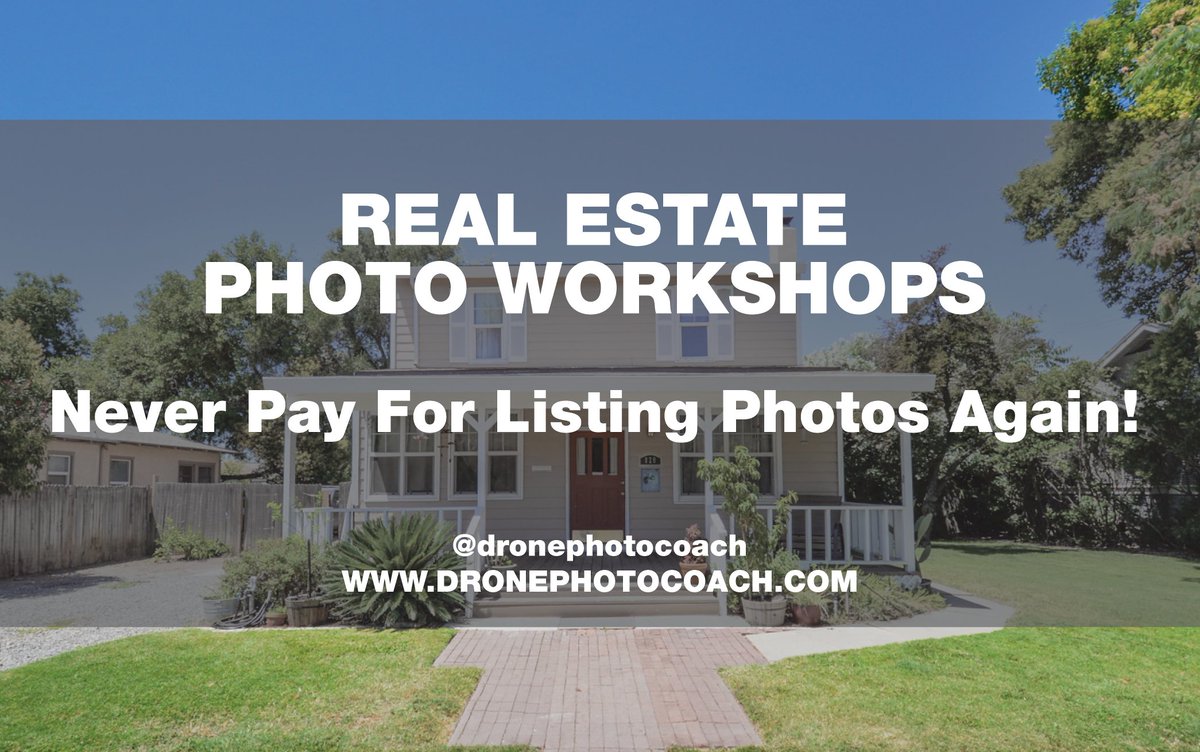 REAL ESTATE PHOTO WORKSHOPS! One-on-one or group workshops. Great for individuals and teams!
dronephotocoach.com
info@dronephotocoach.com

#dronephotocoach #drone #drones #aerialdrone #uav #usas #aerialdronephotography #dronestagram #realestatephotoworkshops #ashotaboveys
