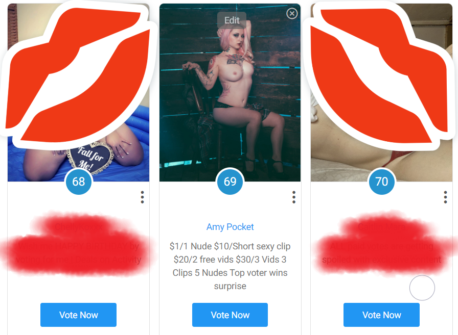 LittleAmyPocket's tweet photo. As much as I love being 69, get be back in the top 50!!! Go vote now!
https://t.co/puLPfj9vqc
@ManyVids #Porn #porncontest #manyvidscontest https://t.co/SptJVLIFAE