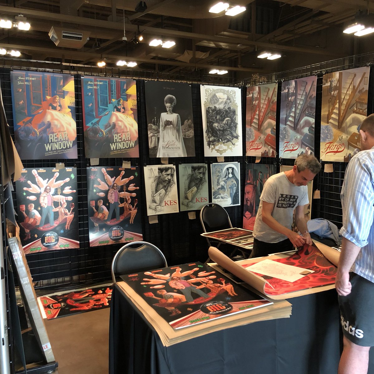 TheBlotSays's tweet photo. So much awesome art at @JonathanBurton’s @MondoConAustin booth!
#JonathanBurton #Art #mondo #mondocon #mondocon5 #mondocon2019 https://t.co/WQEPKgpvvH