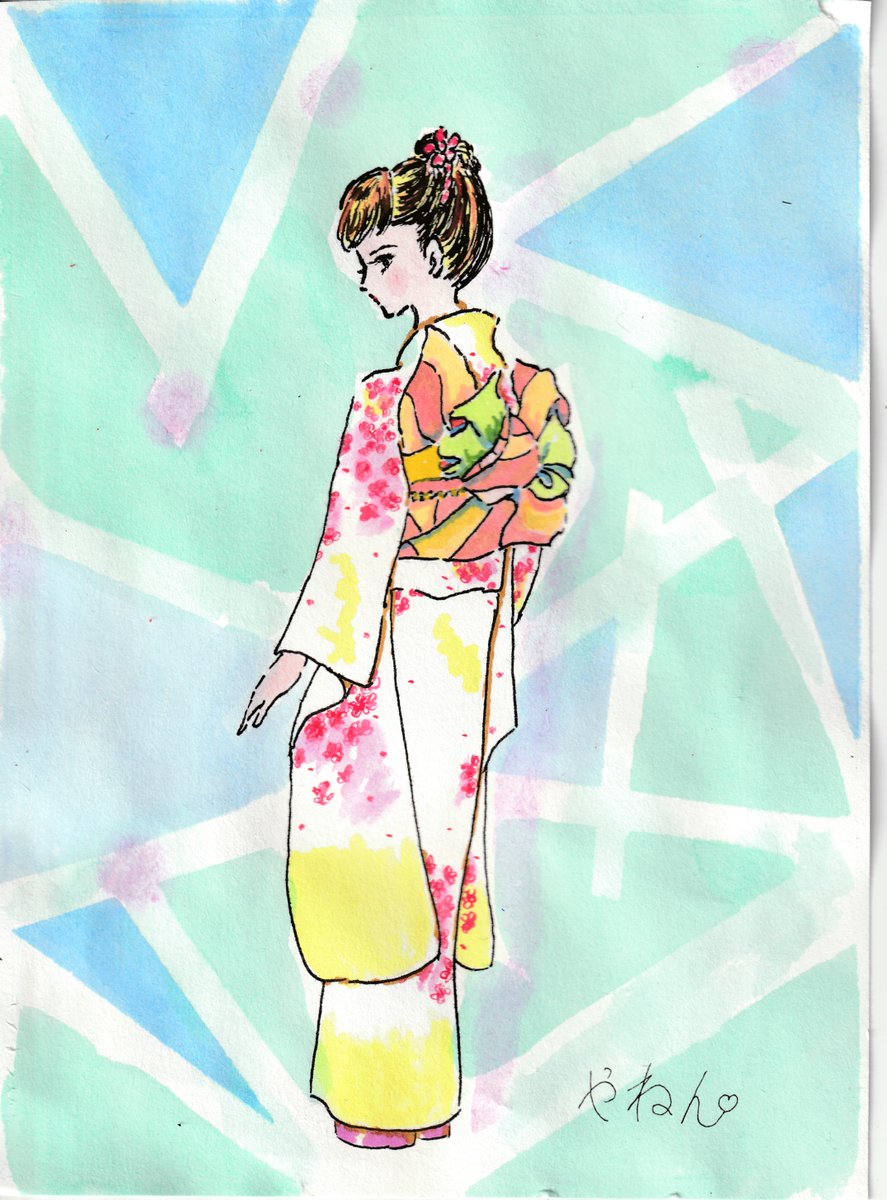 Twoucan 和服イラストでイラスト好きを魅了する の注目ツイート イラスト マンガ