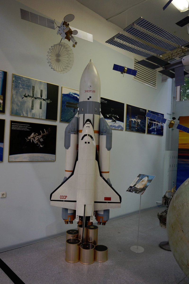 Another part of the exhibition is dedicated to the more modern history of Soviet and Russian space: Energia launch vehicle, International Space Station, Federation spacecraft and Sea launch. It is small and there's no original artifacts, only mock-ups.
