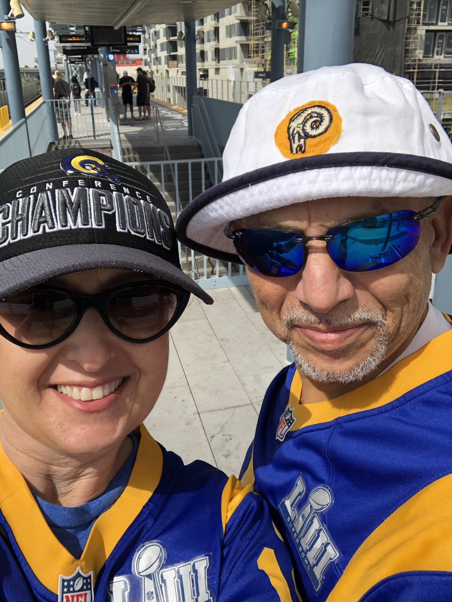 ericsgeller's tweet photo. #WhoDat? Here’s your answer. #RAMSDAT #RamsHouse #LARams #NFCChamps @RamsNFL @heather_morse https://t.co/MVQ35WANz5