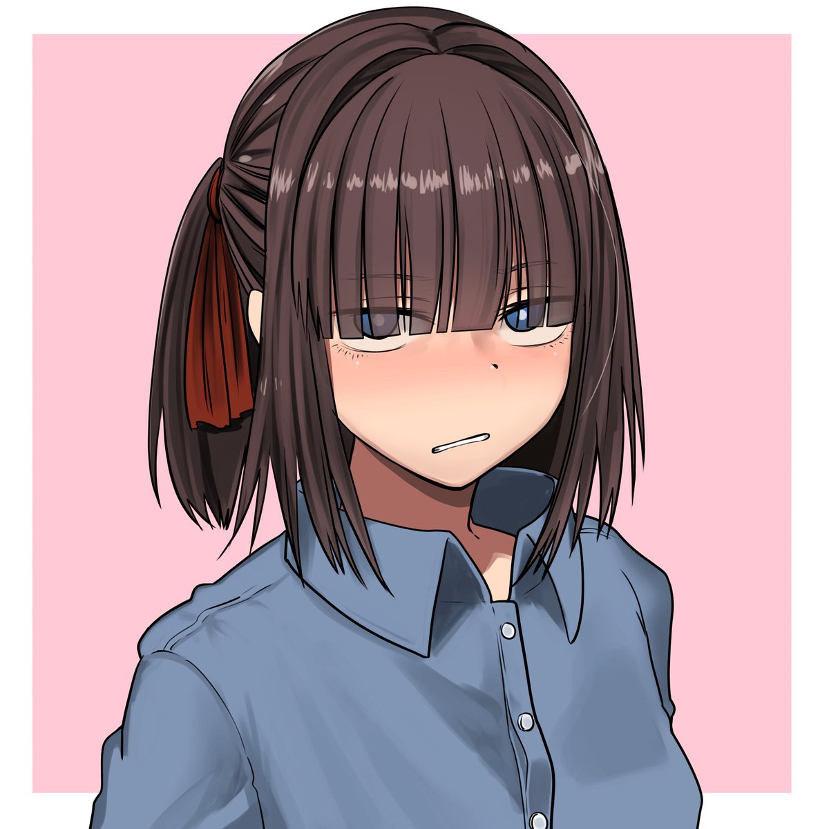 「」|となりの岸田のイラスト