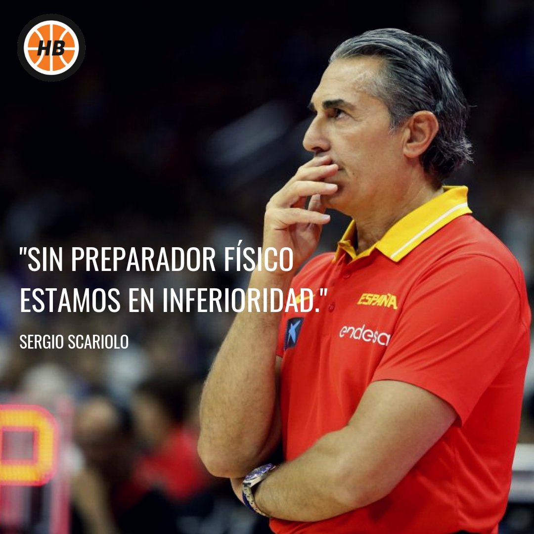 hoopbaloncesto's tweet photo. "Sin preparador físico estamos en inferioridad." Sergio Scariolo
#FrasesHB https://t.co/7YkAHDZTxj