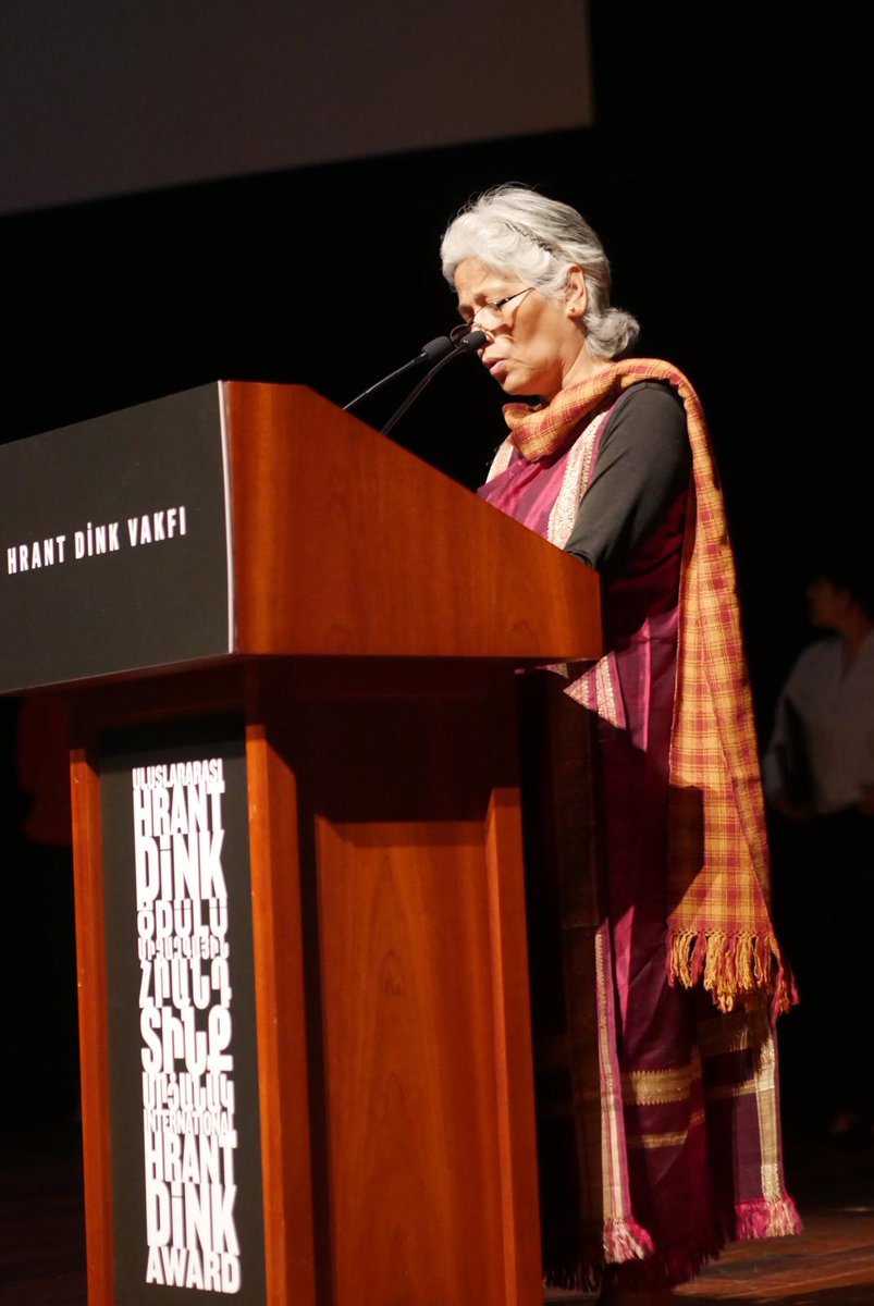 HrantDinkFnd's tweet photo. 11th #HrantDinkAward laureate Agnes Kharshiing: Together we can do a lot and usher to bring peace in this world where children can be filled with love and not fear. @kharshiingagnes

#HrantDink https://t.co/fGjfoovFlS