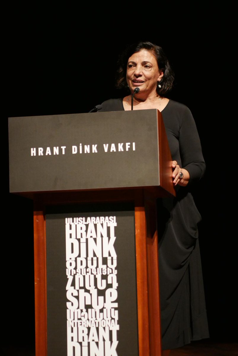HrantDink Foundation (@hrantdinkfnd) on Twitter photo At #HrantDinkAward <a href="/ANebahat/">Nebahat Akkoc</a>: I accept this precious award on behalf of all the women who bear in mind all the costs while standing against violence and allowing us to dream of a new world by developing new means to overcome the violence that they have experienced.
#HrantDink At #HrantDinkAward <a href="/ANebahat/">Nebahat Akkoc</a>: I accept this precious award on behalf of all the women who bear in mind all the costs while standing against violence and allowing us to dream of a new world by developing new means to overcome the violence that they have experienced.
#HrantDink