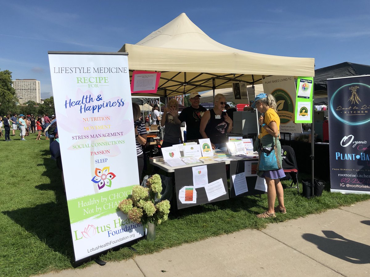 LotusHealthFou1's tweet photo. Busy time at #tcvegfest! Come visit us! #lifestylemedicine #wfpb https://t.co/MaKGRKpOtO