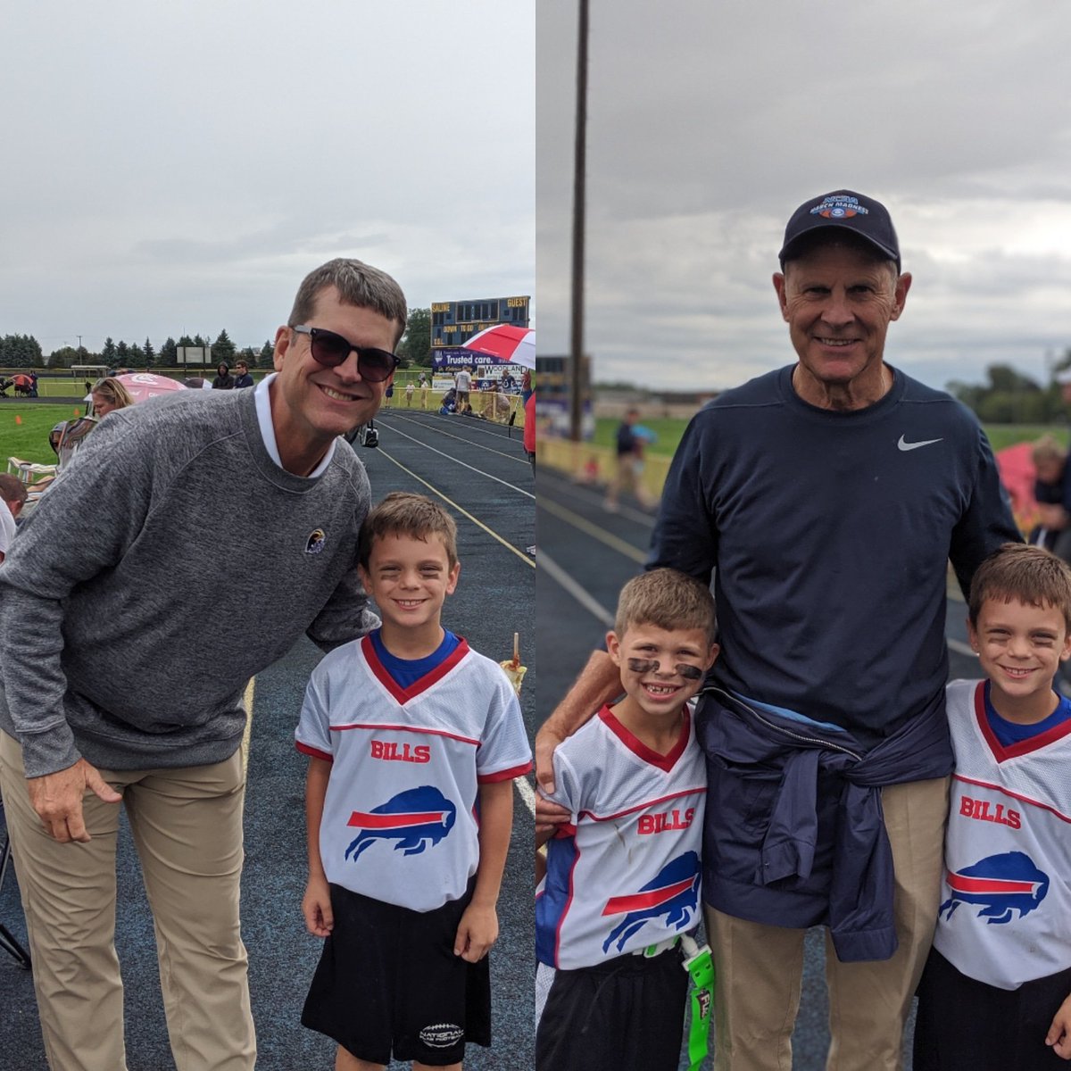 stoutmove's tweet image. Jax just threw for 2 TDs, and had a pick 6 in front of a pretty good crowd today. 〽️ #7U @NFLFLAG