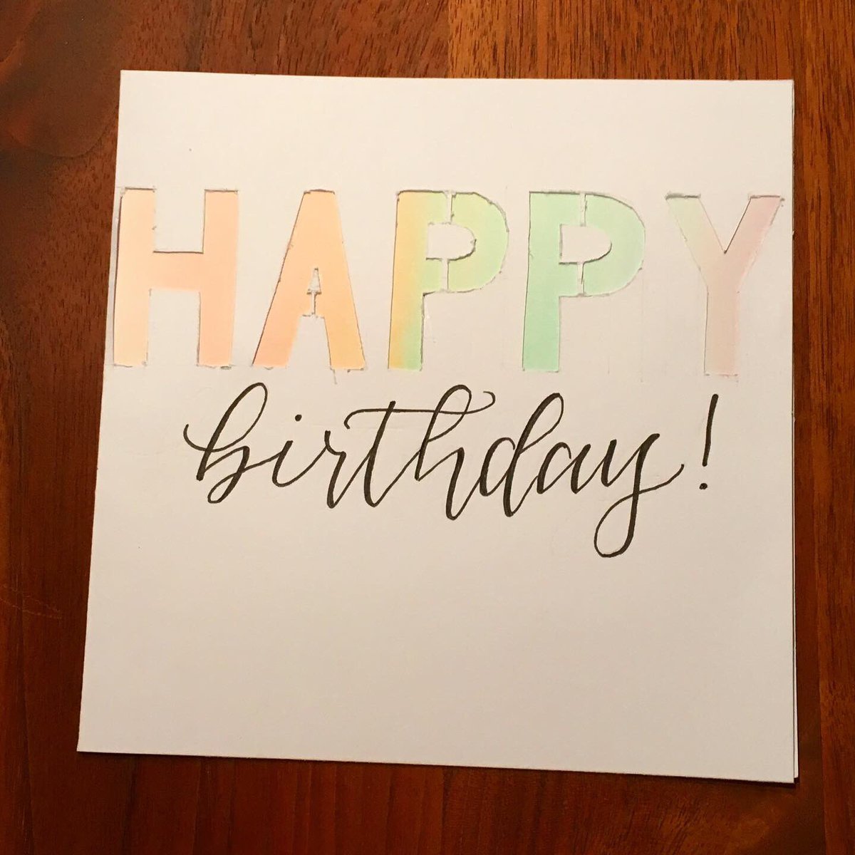 calligraphy_by's tweet photo. Made a few birthday cards today 😊 .
.
.
.
.
.
.
.
#birthdaycard #moderncalligraphy #calligraphy #lettering #watercolour #happybirthday #etsy #etsyseller https://t.co/HfS5ZPDeuX
