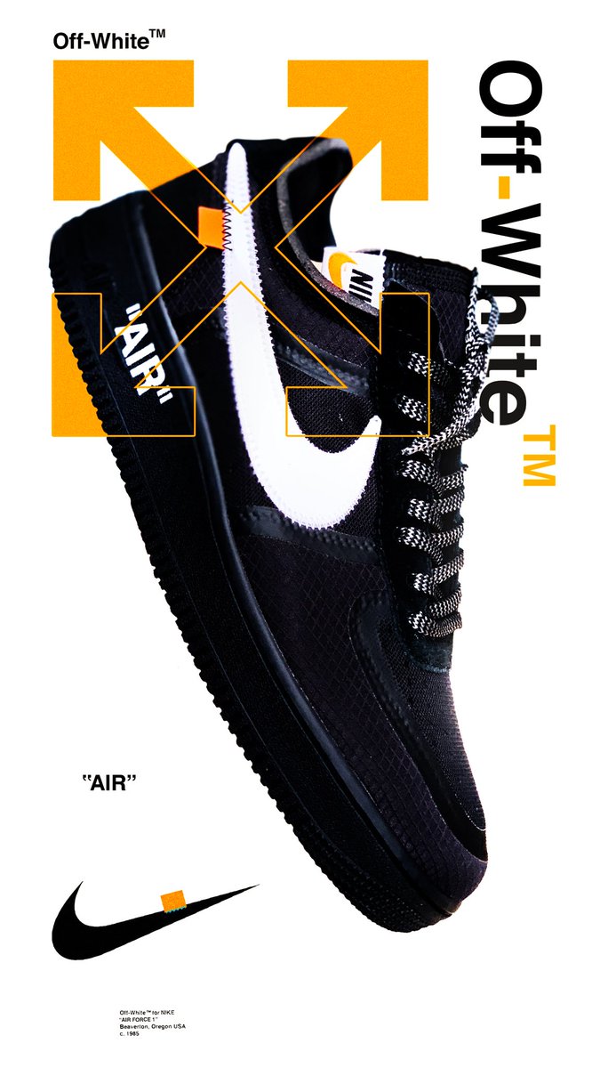 nike off white poster