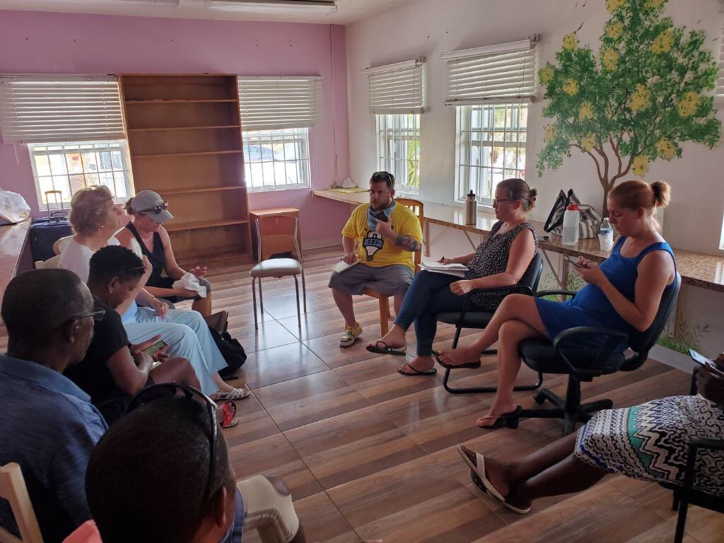 SBPUSA's tweet photo. We met with leaders of The #GrandBahama Children’s Home to discuss our plan to get these displaced kids #backintheirbeds by Christmas. To donate click here: https://t.co/Qm7BdYsFbL https://t.co/wkQk2zCAzS