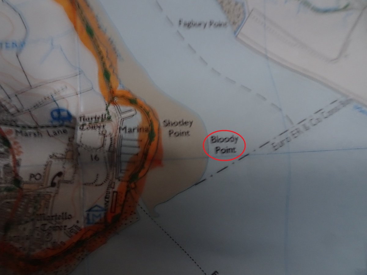 By the time we got this far around the route, it was dark. We couldn't see the...