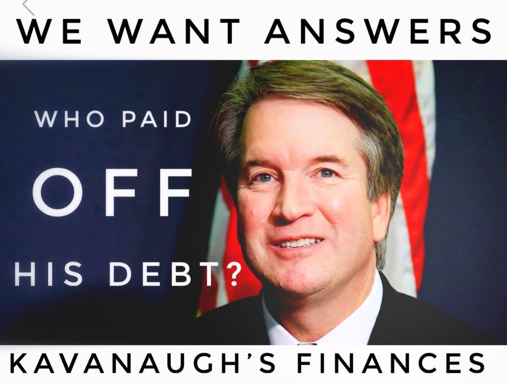 ZemanLynnZ's tweet image. #WhoOwnsKavanaugh needs to be investigated 

#KavanaughLied #KavanaughResign #KavanaughCoverUp #Kavanaugh @SenatorCollins #GOPcoverup #Trumpcoverup #ImpeachKavanaugh