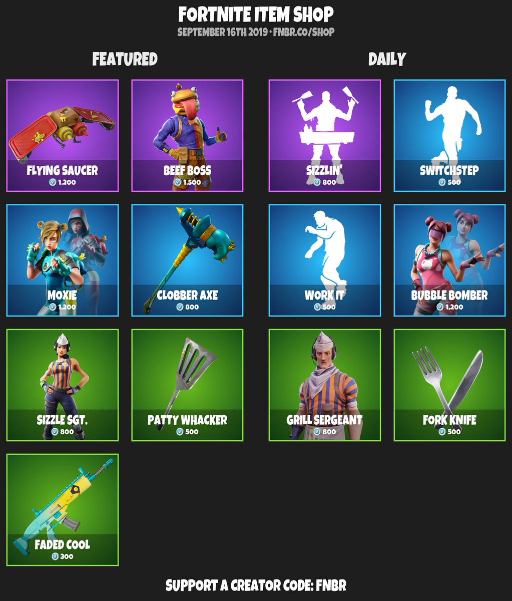 Fortnite Daily Item Shop Discord Bot