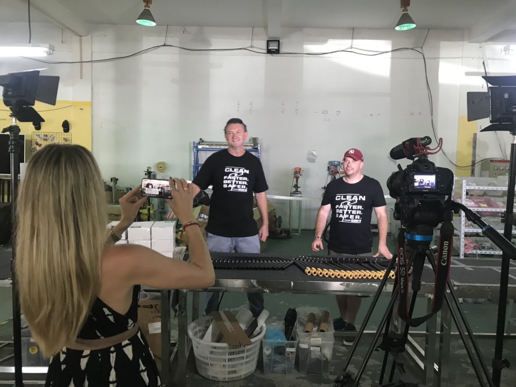 Shooting some video with the <a href="/ReachiT_Poles/">Reach-iT</a> people the other day.
#windowcleaning #windowcleaner