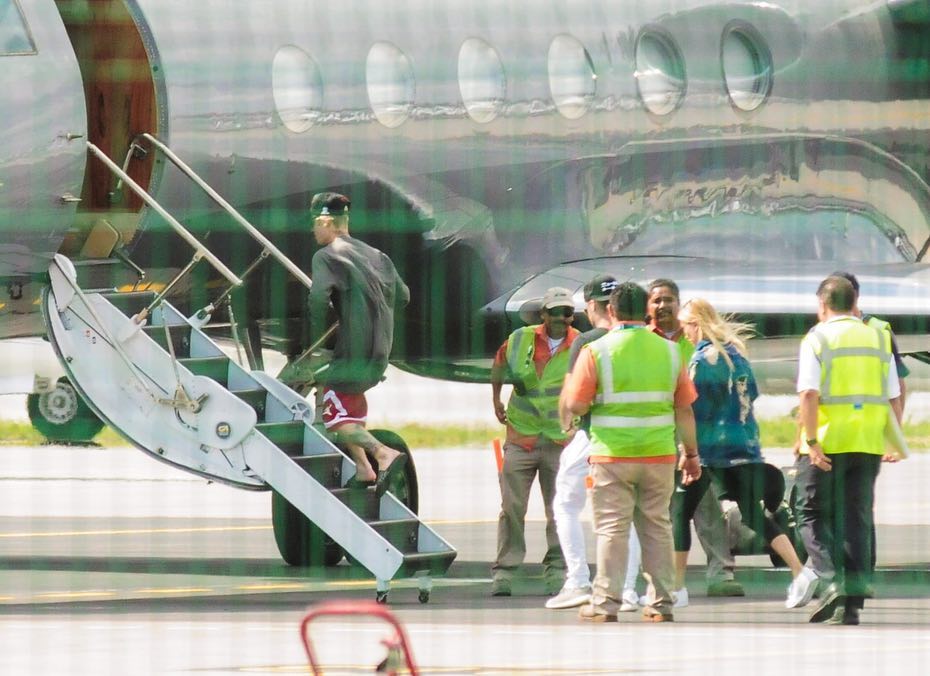 January 8, 2016: Hailey and Justin at the airport in Mexico.