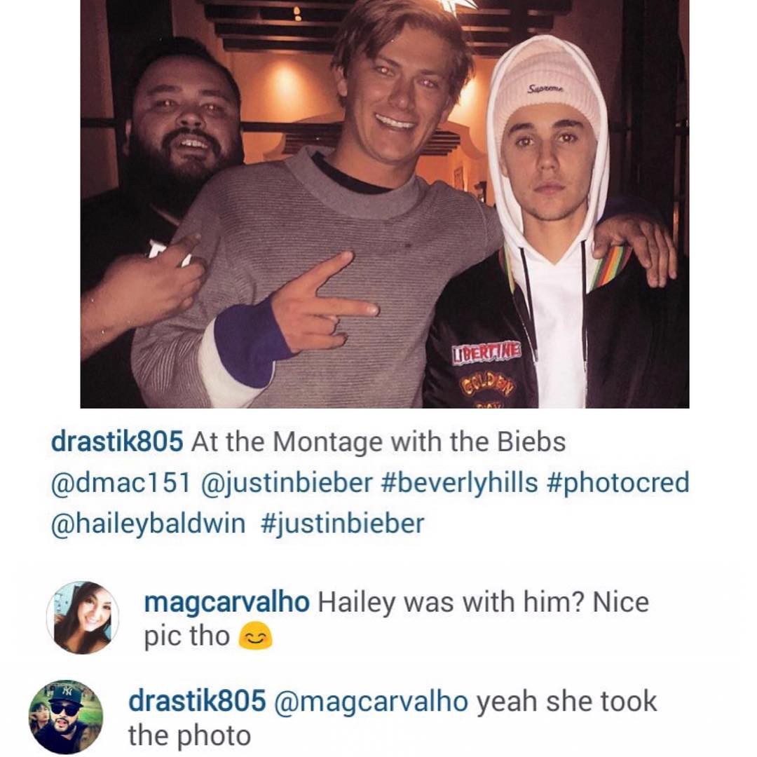 January 21, 2016: Hailey was with Justin at the Montage Hotel in Beverly Hills, California