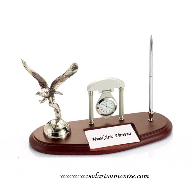 WoodArtsUniv's tweet photo. UPTO 65% OFF The magnificent wings of the valiant #eagle spread gloriously over the mount. It features a majestic eagle, clock and pen stand https://t.co/D9KRfACVDf #USEagle #homedecor @AUeagles https://t.co/FGJTqmlkix