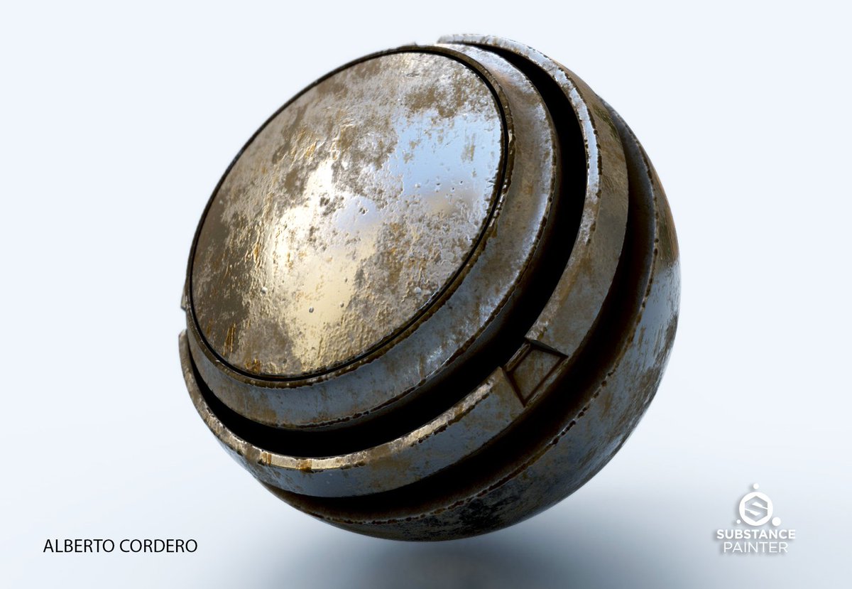 AlbertoCGArt's tweet image. Damaged Metal - #SmartMaterial for #SubstancePainter 
artstation.com/albertocordero…
