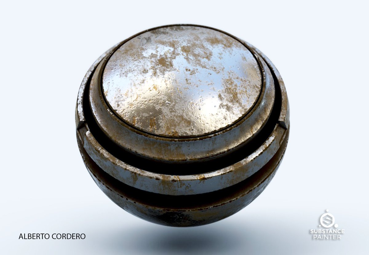 AlbertoCGArt's tweet image. Damaged Metal - #SmartMaterial for #SubstancePainter 
artstation.com/albertocordero…