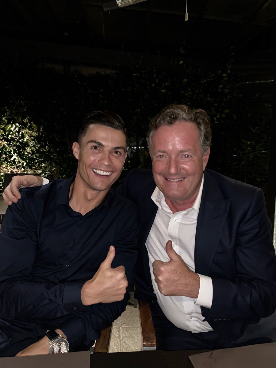 Piers Morgan on Twitter: "*WORLD EXCLUSIVE* First clips from my  extraordinary interview with Cristiano Ronaldo will air on @GMB tomorrow.  You've never seen or heard him like this.... https://t.co/AAbidHEqwS" /  Twitter