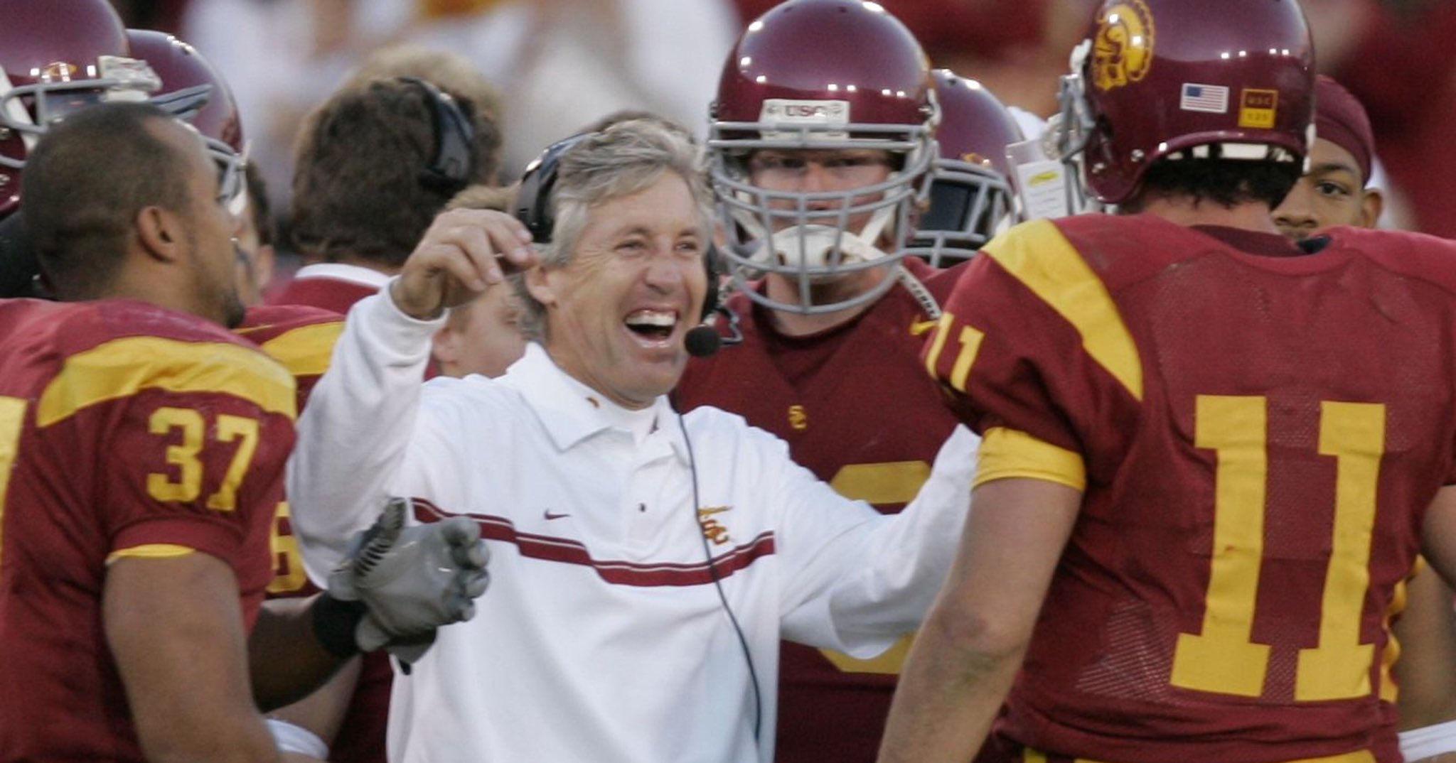 Happy Birthday to Pete Carroll, who is a very young 68.  Always loved him with 