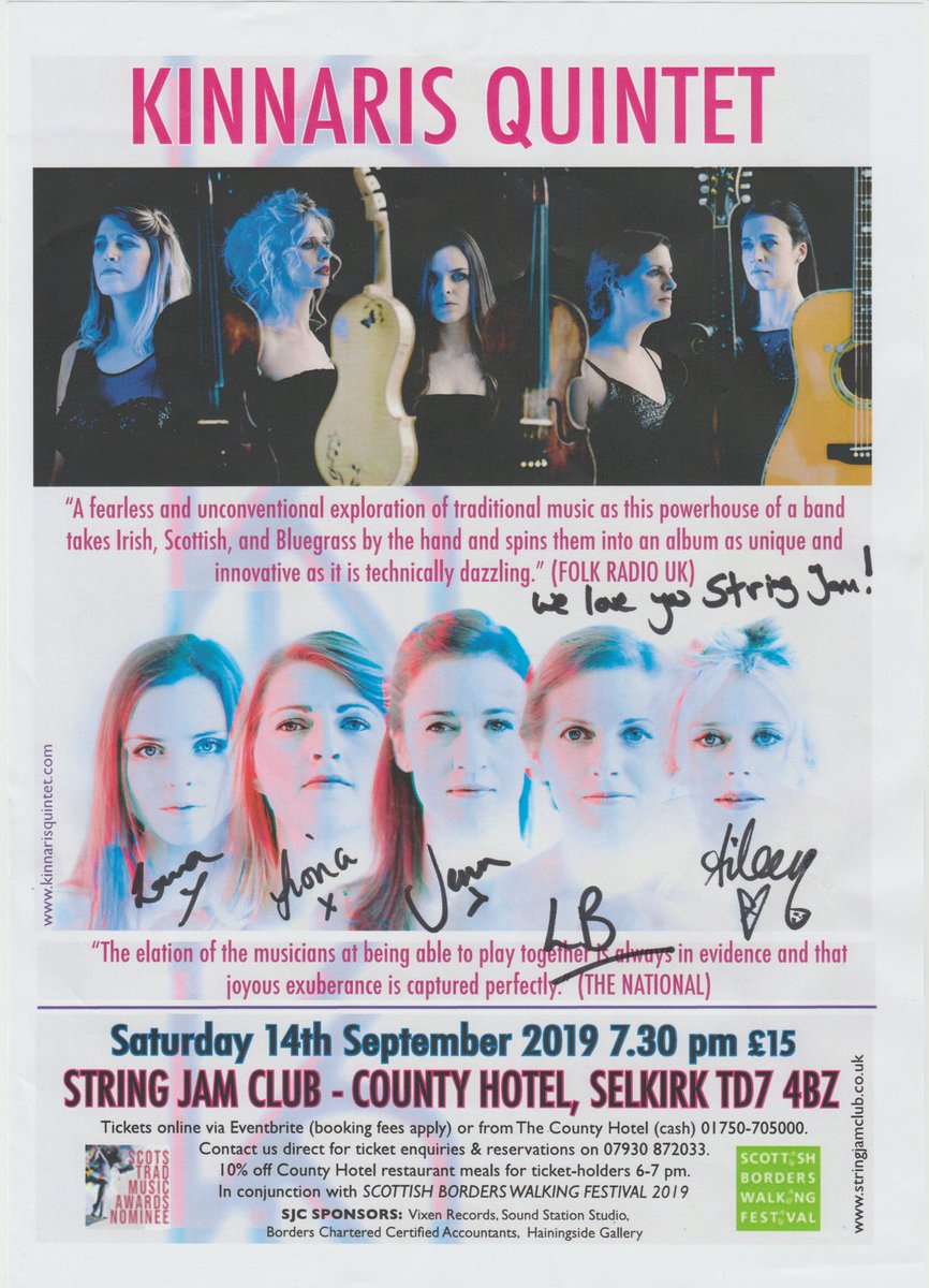 alliefoxmusic's tweet image. And we love you  too @Kinnaris5 ❤️ 😄 ❤️ 😄 👏👏👏👏 absolutely magnificent &amp;amp; breathtaking music last night. Thank you &amp;amp; look forward to the next time already! String Jam Club @CountySelkirk, @borderswalking &amp;amp; everyone there, what lucky people we are 😄 Photos soon!