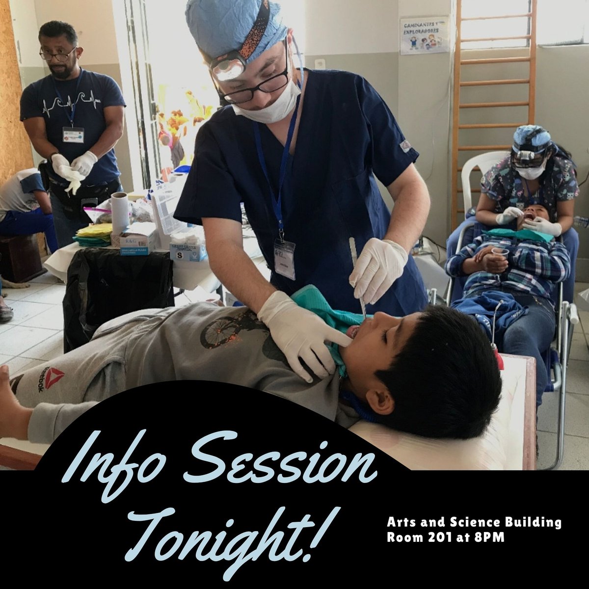 MizzouGMT's tweet photo. Intrested in dentistry? Don't forget that GMT offers a dental program too! Come to one of our last info session to get more information on how you can get involved. There's one tonight at 8 in the Arts and Science Building room 201 https://t.co/pBspVq6TqR