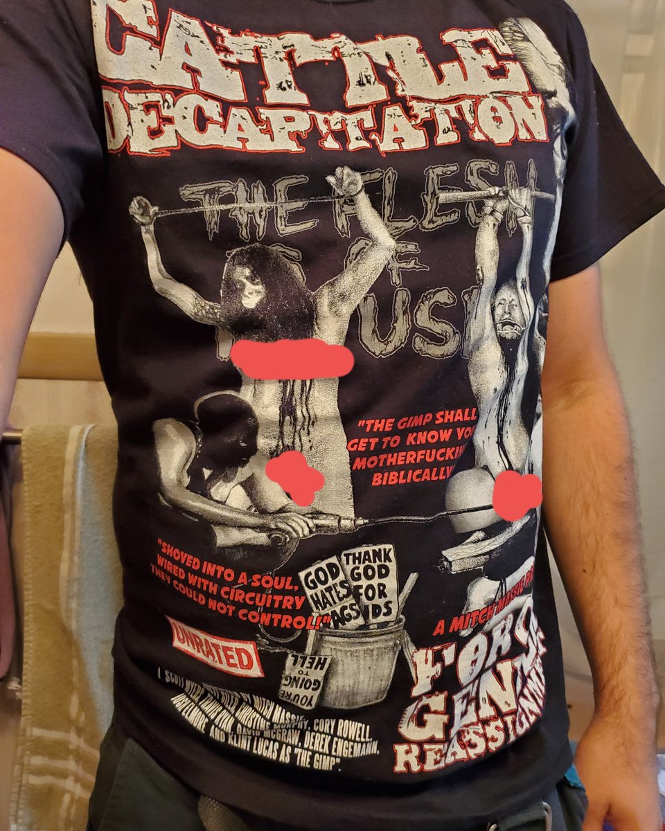 #thebandshirtchallenge Day 84:Cattle Decapitation Got this at Summer Slaugh...