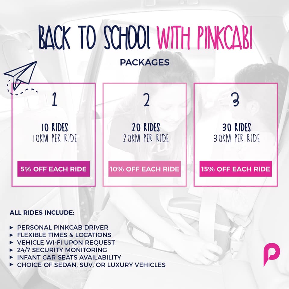 PinkCabTT's tweet photo. Back to School with PinkCab! 👩‍👧‍👦
Let our drivers take care of your little ones by picking up and dropping off to school and activities!
(Yes, boys under the age of 10 can ride!)
Schedule rides for your kids through the App and track their location Live!
Available on iOS &amp; Android. https://t.co/KGbAFz0ofK