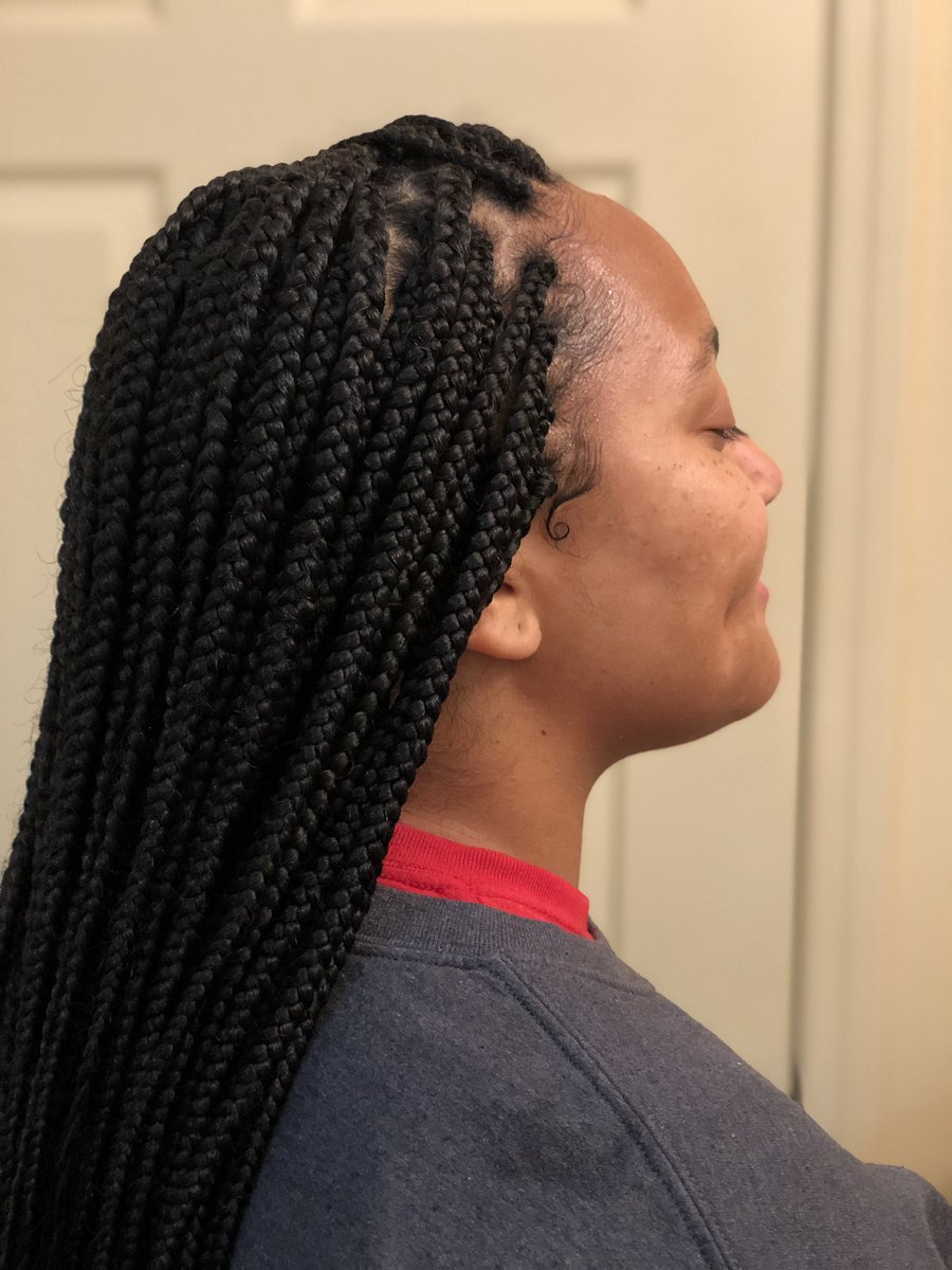 purdy_frenchiee's tweet photo. Medium Long Box Braids on my Beautiful @makalajohnson__ 😘

Please RT. You may be bringing me my next client. She/He will receive a discounted price this month (10 off) . It’s Virgo SZN Let’s go. 🎉

#utkbraids #utk #Knoxville #Nashville #utk19
#utk20 #utk21 #utk22 #utk23 https://t.co/9ply2NFPVe