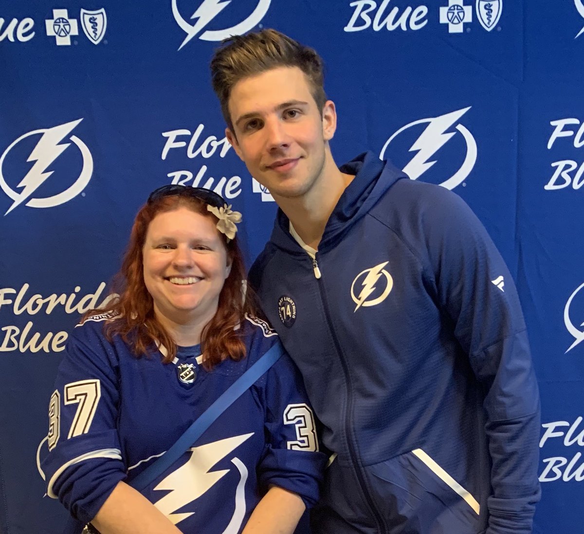 FeistyFinnFan47's tweet photo. Raddy, The Hard One To Get Katzy and Domy #BoltsFanFest #JimmysEyesAreTooPretty https://t.co/HzrmGvryi3